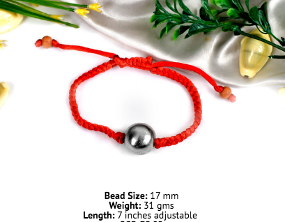 Parad Bracelet in Red thread - 17mm