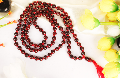 Red sandalwood mala